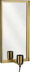 Mica Decorations Wandlamp Blake - 20x11x41 cm - Ijzer - Goud