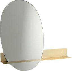 Mica Decorations Wandspiegel Lausanne 58 Cm Glas/staal Goud