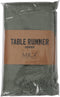 Mica Decorations Xavie Tafelloper - L180 x B45 cm - Katoen - Groen