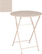Mica Decorations Yentl Tafel - H70 x Ø60 cm - Ijzer - Roze