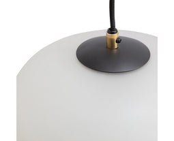 Micah Hanglamp Glas Off White - WOOOD Exclusive