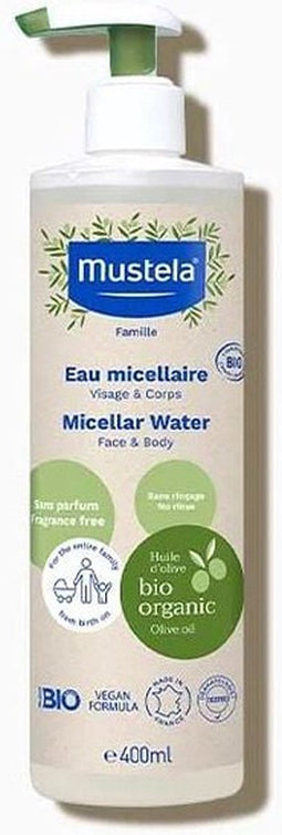Micellair Water Bio Mustela Bebé Bio 400 ml