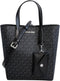 Michael Kors Zwart Vincent SM Tote Met Kaarthouder