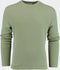 Michaelis heren trui katoen - slim fit met O-hals - lichtgroen - Maat: M