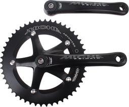 Miche Crankstel Piste Advanced 165 Mm 48t Zwart