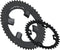 Miche Kettingbladen Shimano 34/50t 11s Utg Zwart