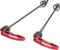 Miche Quickrelease Snelspanner Set Xr Voor En Achter Rood