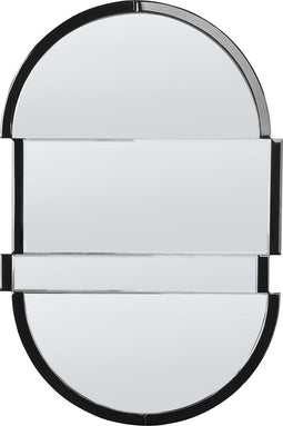 MICHERY - Wandspiegel - Zwart - 60 x 90 cm - Glas