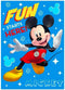 Mickey Mouse fleece deken - blauw - Disney plaid - 100 x 140 cm.