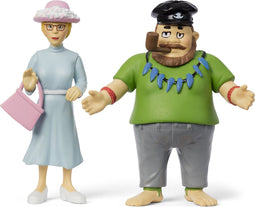 Micky Pippi Pippi Langkous figuren Ephraim en Miss Prysselius
