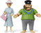 Micky Pippi Pippi Langkous figuren Ephraim en Miss Prysselius