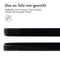 iMoshion Tablet Hoes Geschikt voor Nokia T10 - iMoshion Design Trifold Bookcase - Zwart /Don't touch