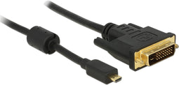 Micro HDMI naar DVI-D Dual Link kabel / zwart - 2 meter