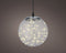 Micro LED bal | ⌀ 30 cm | 140 lampjes | Voor binnen en buiten | Transparant | Warm wit | Kerstdecoratie | 220V