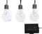 Micro LED solar strengverlichting lamp 350cm -10 lampjes - Tuinverlichting op zonneenergie