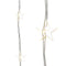 Micro LED string met sterren - 95 cm - 20 LEDs - zilverkleurig