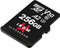 Micro SD kaart 256 GB - Geheugenkaart - SDHC - V30 A2 - Class 10 - tot 170mb/s - incl. SD adapter