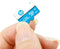Micro SD Memory Card with Adaptor HP Class 10 100 Mb/s