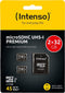 Micro SD Memory Card with Adaptor INTENSO 32 GB x 2