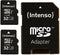 Micro SD Memory Card with Adaptor INTENSO 32 GB x 2