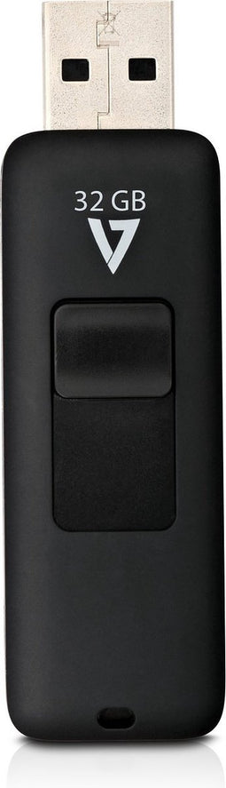 Micro SD Memory Card with Adaptor V7 J153301 Black 32 GB