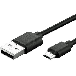 Micro-USB quick charging cable 1 meter black, micro-USB sync & charging cable