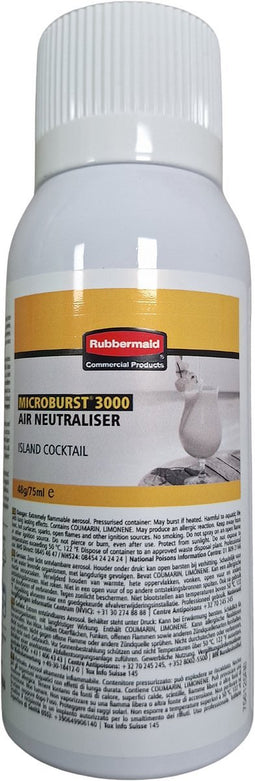 Microburst 3000 luchtverfrisser Island Cocktail | Tropische Geurbeleving 75 ml