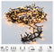 Microcluster Kerstverlichting- 700 led - 14m - warm wit -Timer-Lichtfuncties-Geheugen -Buiten-Binnen