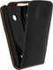 Microsoft Lumia 435 Hoesje - Xccess - Serie - Kunstlederen Flipcase - Zwart - Hoesje Geschikt Voor Microsoft Lumia 435