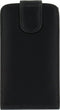 Microsoft Lumia 435 Hoesje - Xccess - Serie - Kunstlederen Flipcase - Zwart - Hoesje Geschikt Voor Microsoft Lumia 435