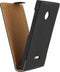 Microsoft Lumia 532 Hoesje - Mobilize - Ultra Slim Serie - Kunstlederen Flipcase - Zwart - Hoesje Geschikt Voor Microsoft Lumia 532