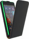 Microsoft Lumia 535 Hoesje - Mobilize - Classic Serie - Kunstlederen Flipcase - Zwart - Hoesje Geschikt Voor Microsoft Lumia 535