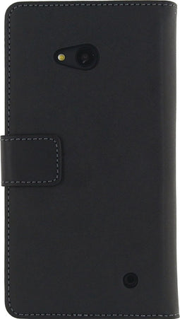 Microsoft Lumia 640 Hoesje - Mobilize - Classic Serie - Kunstlederen Bookcase - Zwart - Hoesje Geschikt Voor Microsoft Lumia 640