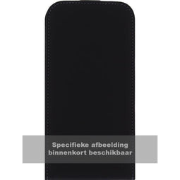 Microsoft Lumia 640 XL Hoesje - Mobilize - Ultra Slim Serie - Kunstlederen Flipcase - Zwart - Hoesje Geschikt Voor Microsoft Lumia 640 XL