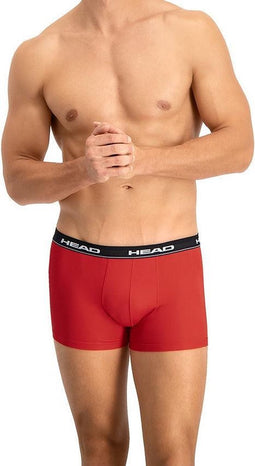 microvezel 2-pack rood & zwart - Maat S