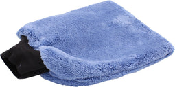 Microvezel Washandschoen - blauw - Hoge Kwaliteit - Elastieken Boord - Optimaal Absorberend