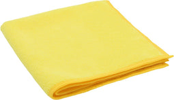 Microvezeldoek 38x38 cm gerecycled microvezel 5 stuks geel