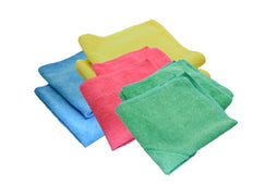 Microvezeldoek 40x40 cm 300 grams 2 x 4 stuks assorti