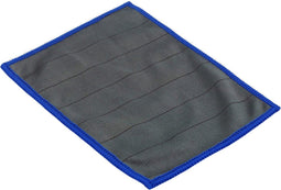 Microvezeldoek Carbon 15 X 20 CM 5 stuks grijs met blauwe rand