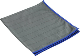 Microvezeldoek Carbon 40 X 50 CM 5 stuks grijs met blauwe rand