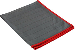 Microvezeldoek Carbon 40 X 50 CM 5 stuks grijs met rode rand