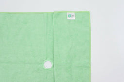 Microvezeldweil met gat voor steel 5 stuks 50x70 cm groen