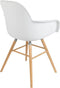 Zuiver Albert Kuip Eetkamerstoelen met armleuning Wit - Set van 2