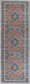 MIDALAM - Loper - Blauw - 70 x 200 cm - Polyester