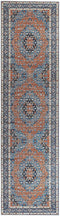 MIDALAM - Loper - Blauw - 80 x 300 cm - Polyester