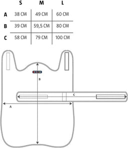Middelgrote donkerblauwe honden regencape - Batela