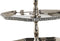Middenstuk DKD Home Decor 23 x 23 x 22 cm Zilverkleurig