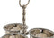 Middenstuk DKD Home Decor 24 x 24 x 18 cm Zilverkleurig Verchroomd