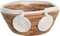 Middenstuk DKD Home Decor 30 x 30 x 14 cm Natuurlijk Wit Boho