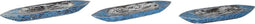 Middenstuk DKD Home Decor 80 x 18,5 x 7 cm Blauw Wit Marineblauw Mediterrane (3 Onderdelen)